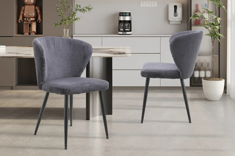 Chaise 'Tornado' Corduroy Fabb Hyper 16 Gris - 9445_13