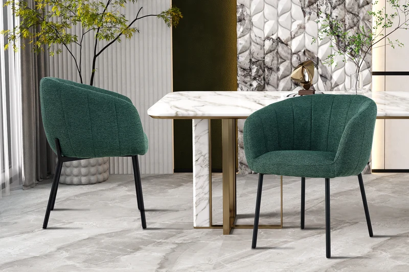 Chaise 'Sevilla' Tissu Vert - 9455_5