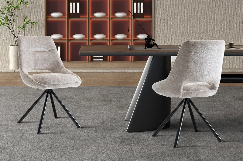 Chaise 'Dante' Tissu Beige - 9490_1
