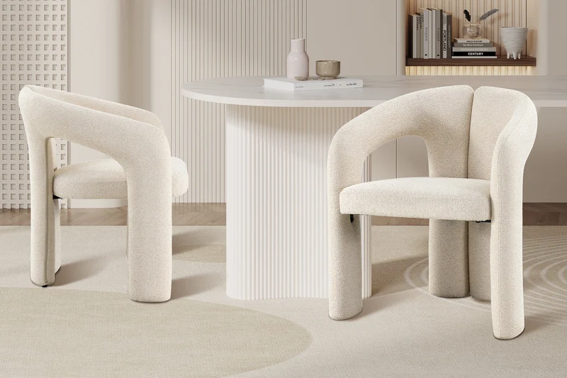 Chaise 'Beja' Tissu Ote Sahara 112 Beige - 9500_2