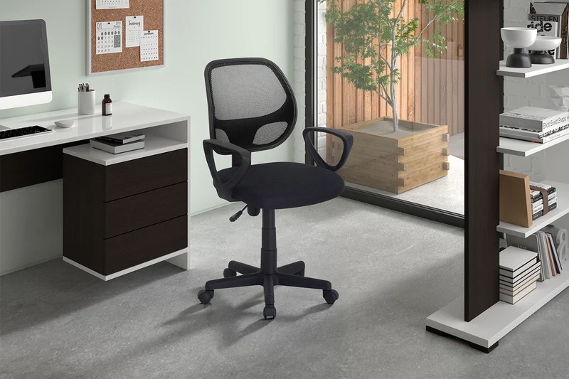 Chaise de bureau 'Hippa' Mesh Noir - 9741_2