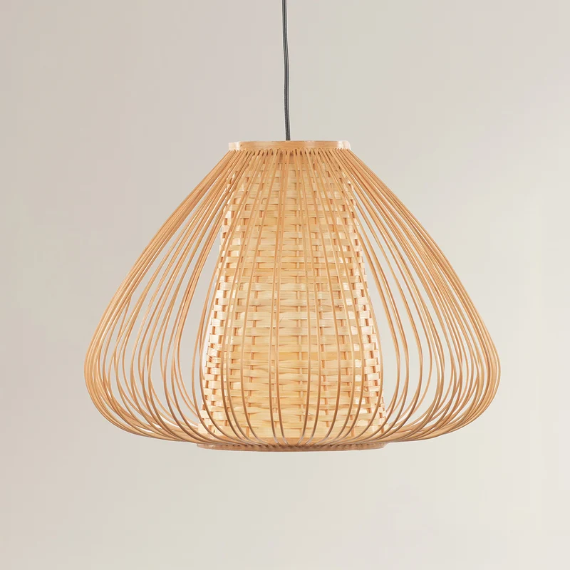 Suspension rotin naturel - POIRE