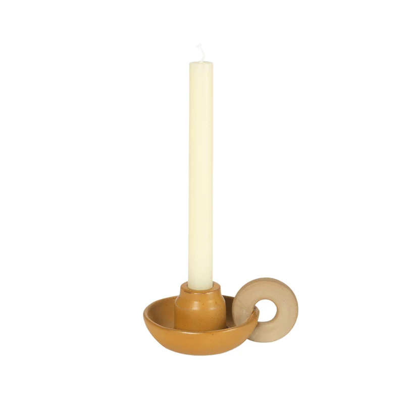 Bougeoir - Céramique terracotta - NOTTE