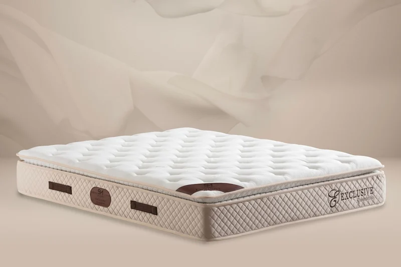 Matelas Ressort avec Surmatelas Beige 32 cm