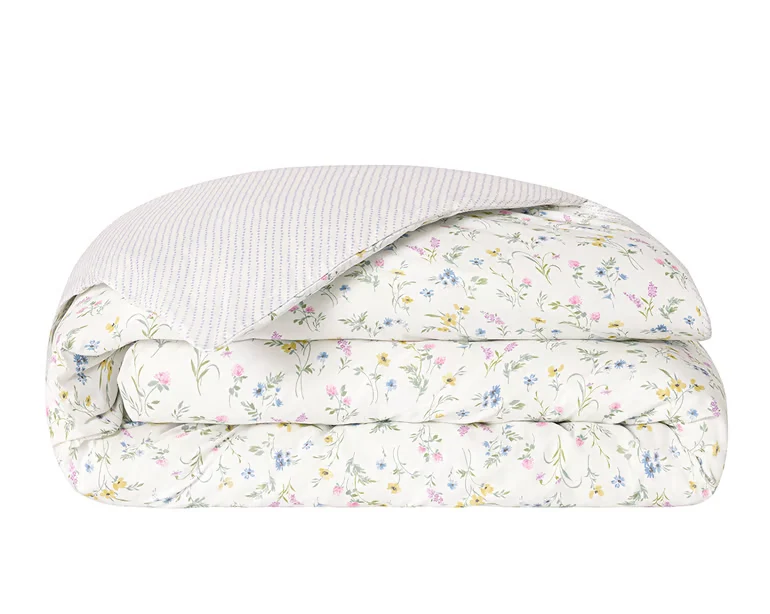 Housse de couette en percale de coton bio Pastel – Anne de Solène