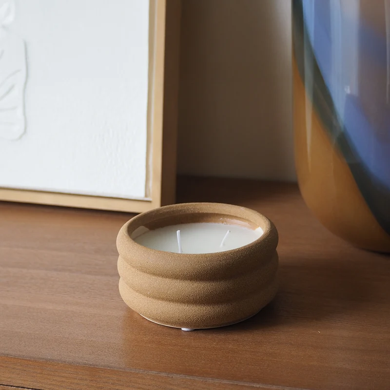 Bougie - Céramique terracotta - LIVIA