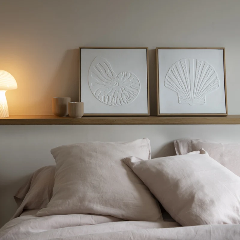 Tableau minimaliste coquillage - ÉTRETAT