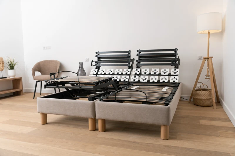 Sommier Électrique double - fabrication artisanale française
