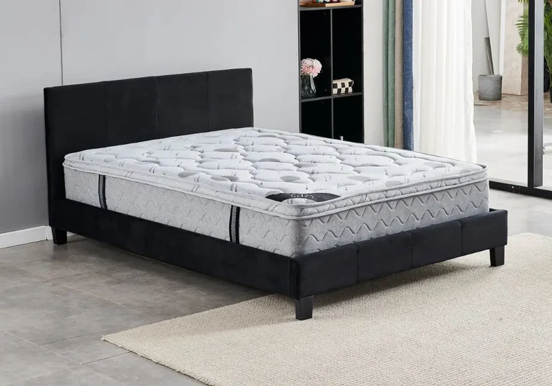 Lit velours noir - Simply