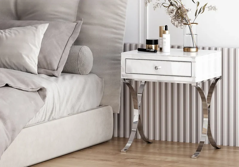 Table de chevet en miroir - Darla