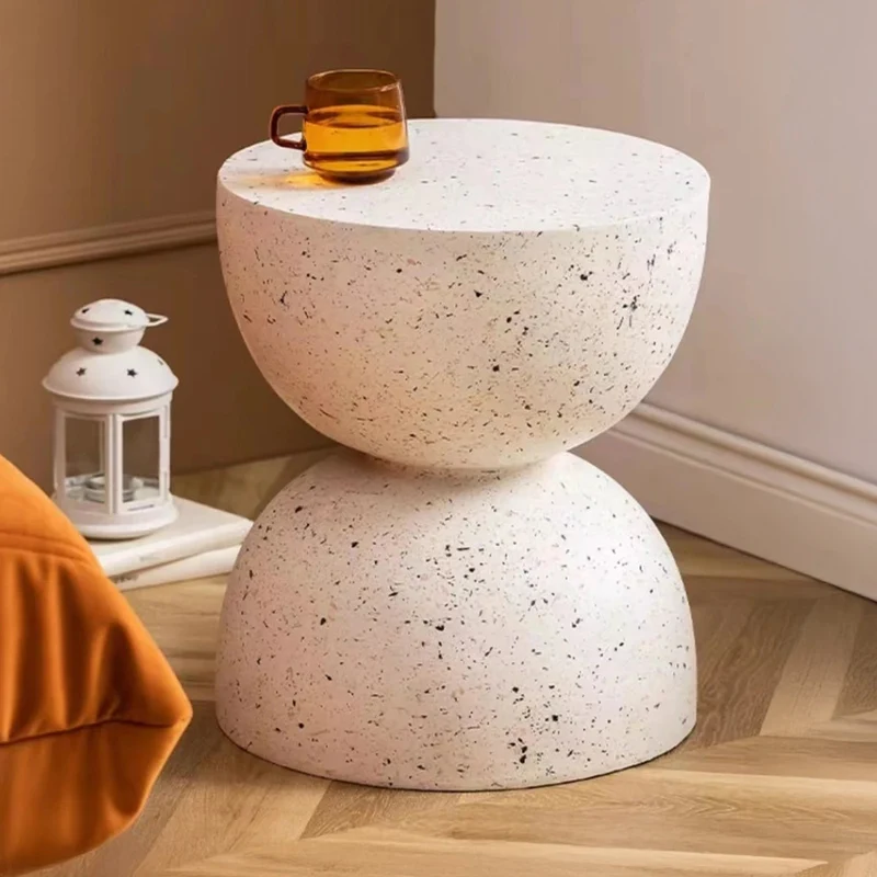 Table d'appoint sablier ø40cm - Effet terrazzo - TERRAZZO