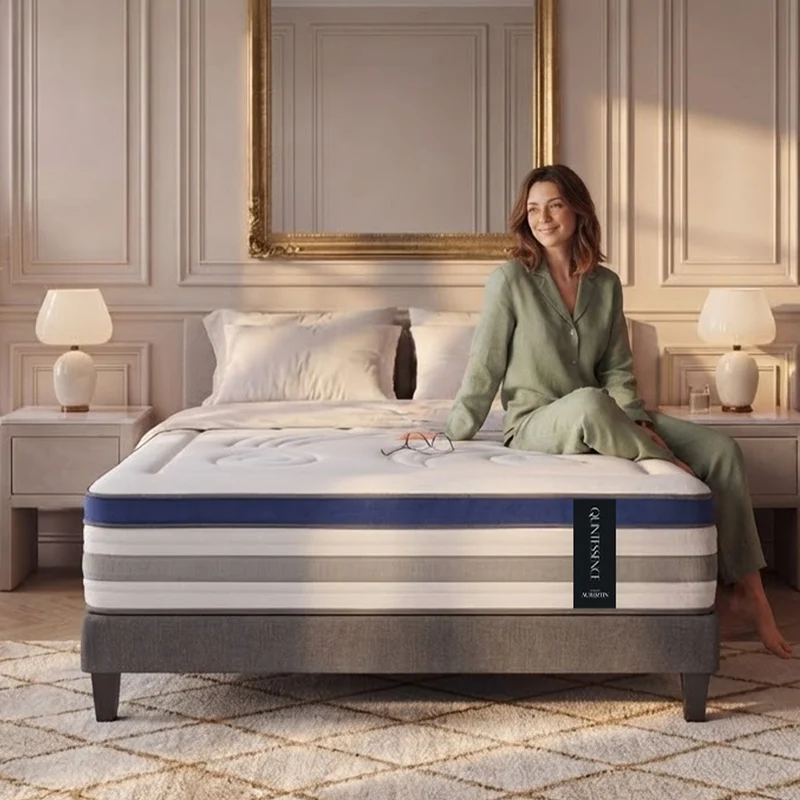Ensemble Matelas QUINTESSENCE et Sommier AURORE