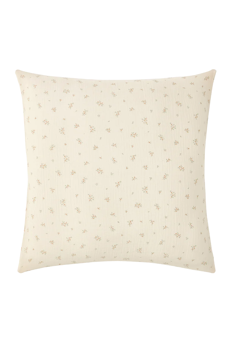 Taie d'oreiller gaze semis fleuri - Essix