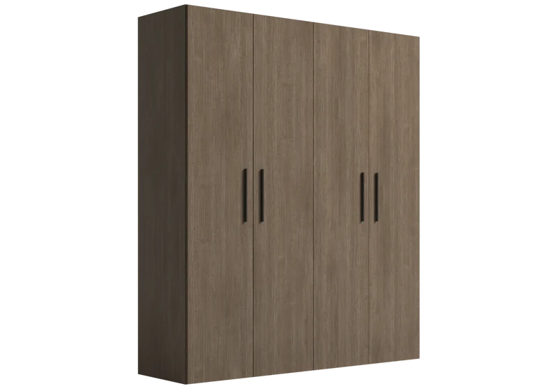 Dressing modulable 4 portes bois rainure – Hexagon
