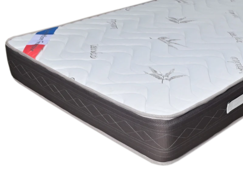 Matelas mousse bambou confort 25 cm - Zenya