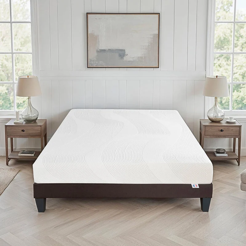 Matelas Paris - Mousse mémoire de forme - Fabriqué en France - 24 cm d'épaisseur - Accueil moelleux, soutien ferme
