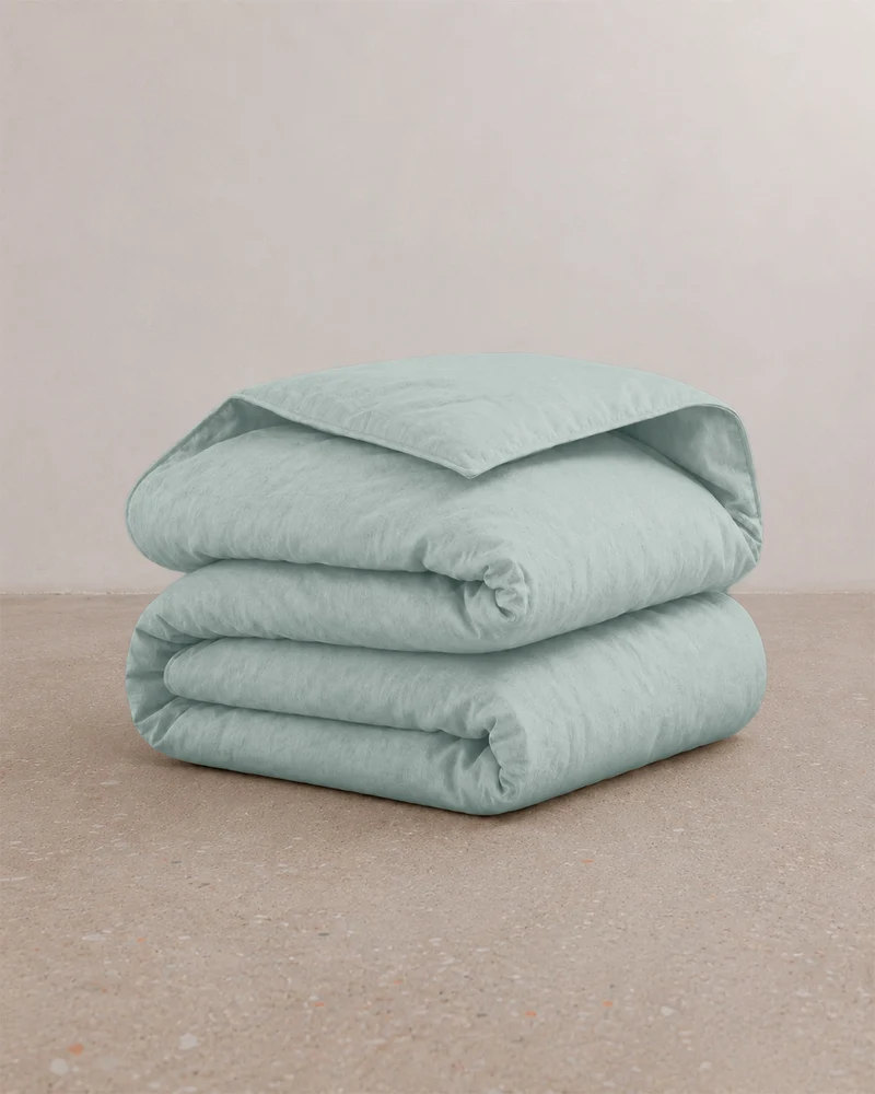 Housse de couette percale lavée - 8 coloris au choix