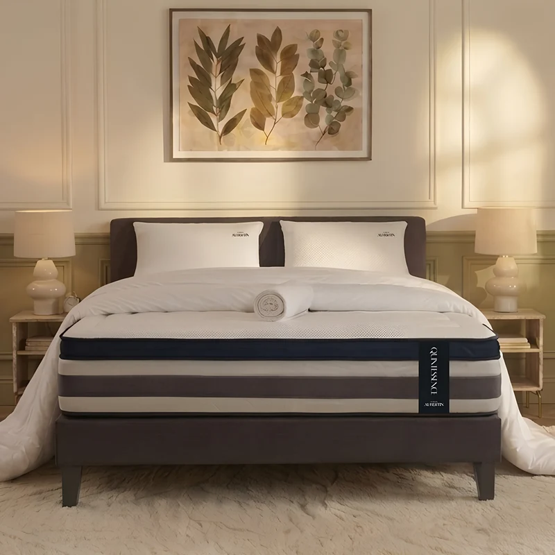 Prêt-à-dormir QUINTESSENCE avec Sommier AURORE et Accessoires