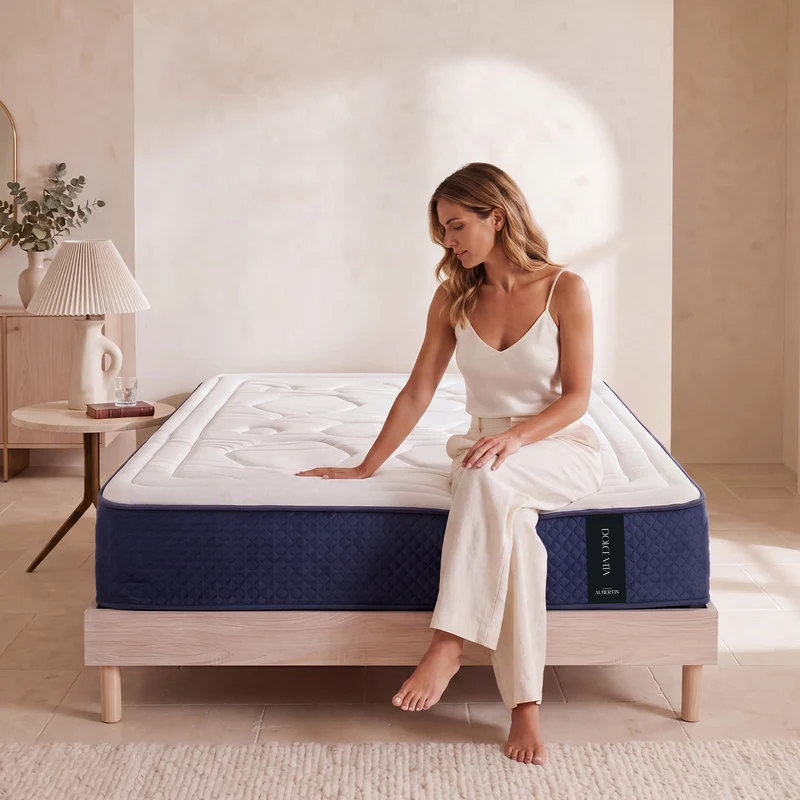 Ensemble Matelas DOLCE VITA et Sommier SÉLÉNA