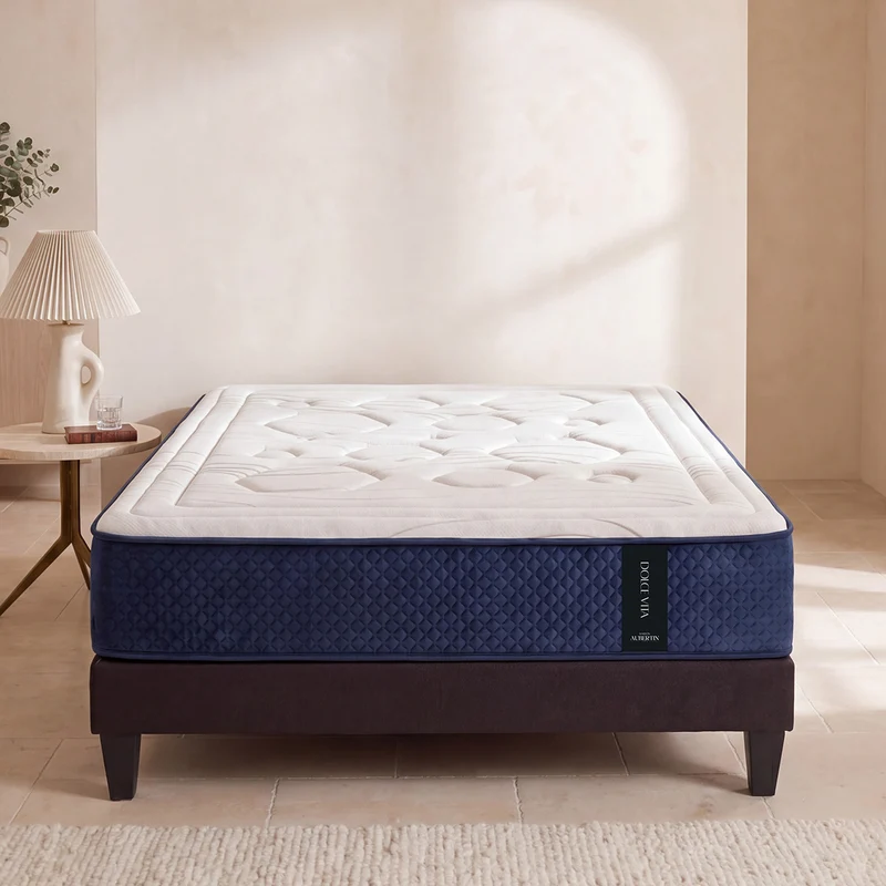 Matelas Ressorts ensachés et Mémoire de forme - 28 cm - DOLCE VITA