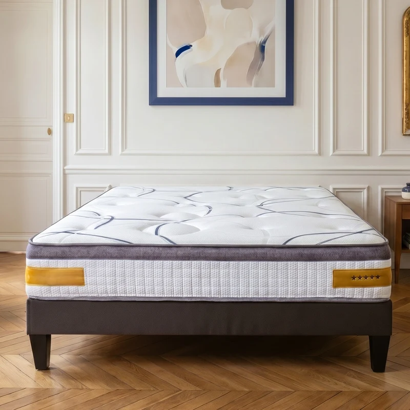 Matelas Copenhague - Mémoire de forme - Épaisseur 24 cm - Moelleux