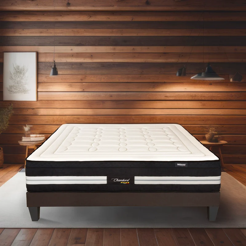 Matelas Chambord - Micro-ressorts - Accueil mémoire de forme moelleux - 32 cm d'épaisseur