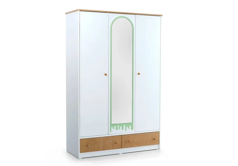 Ensemble de chambre jeune moderne vert JOLLY