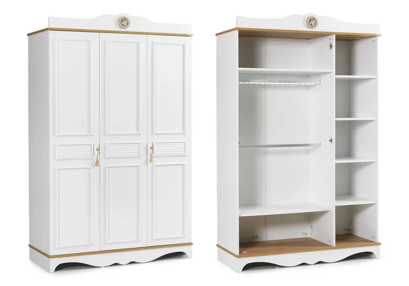 Ensemble complet de chambre moderne cappuccino LUNA