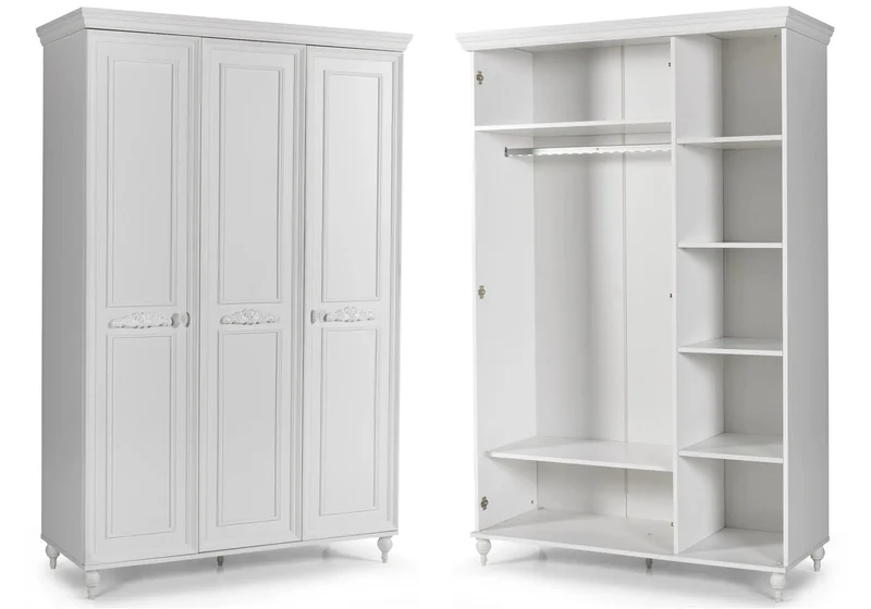 Ensemble de chambre pour jeune moderne blanc ANGEL