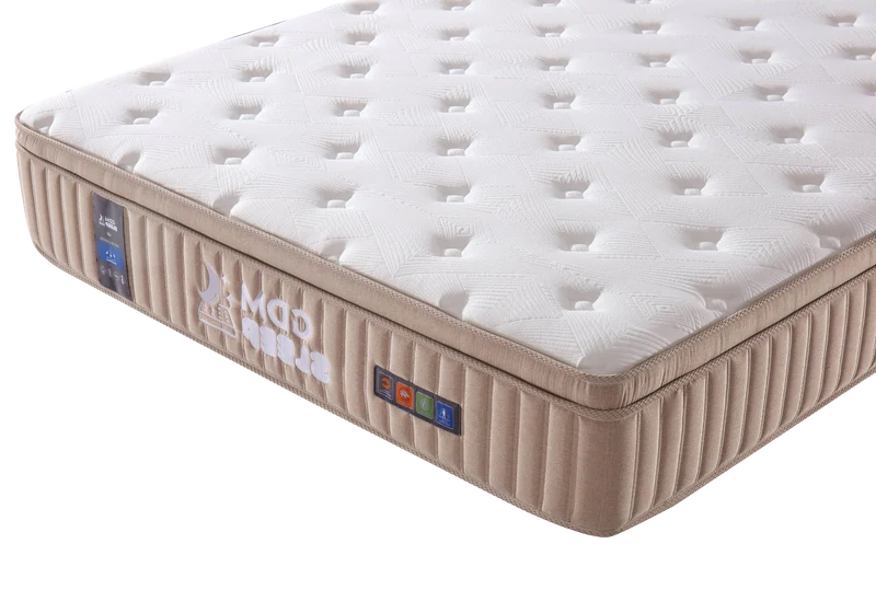 Matelas ressorts ensachés 30 cm avec surmatelas - Oria