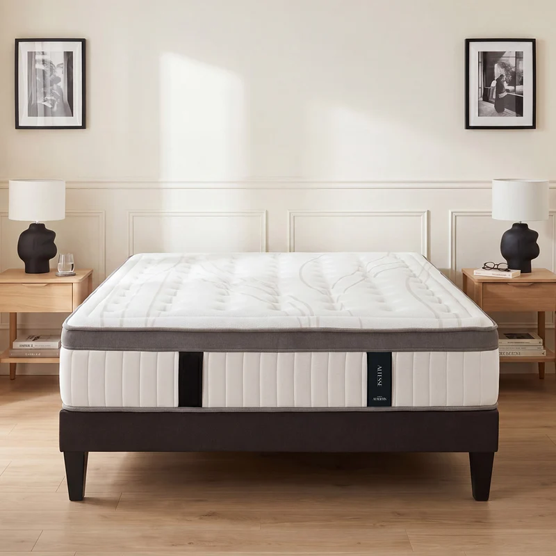 Matelas Mémoire de forme ALTESSE - 27 cm d'épaisseur - Accueil équilibré, soutien ferme
