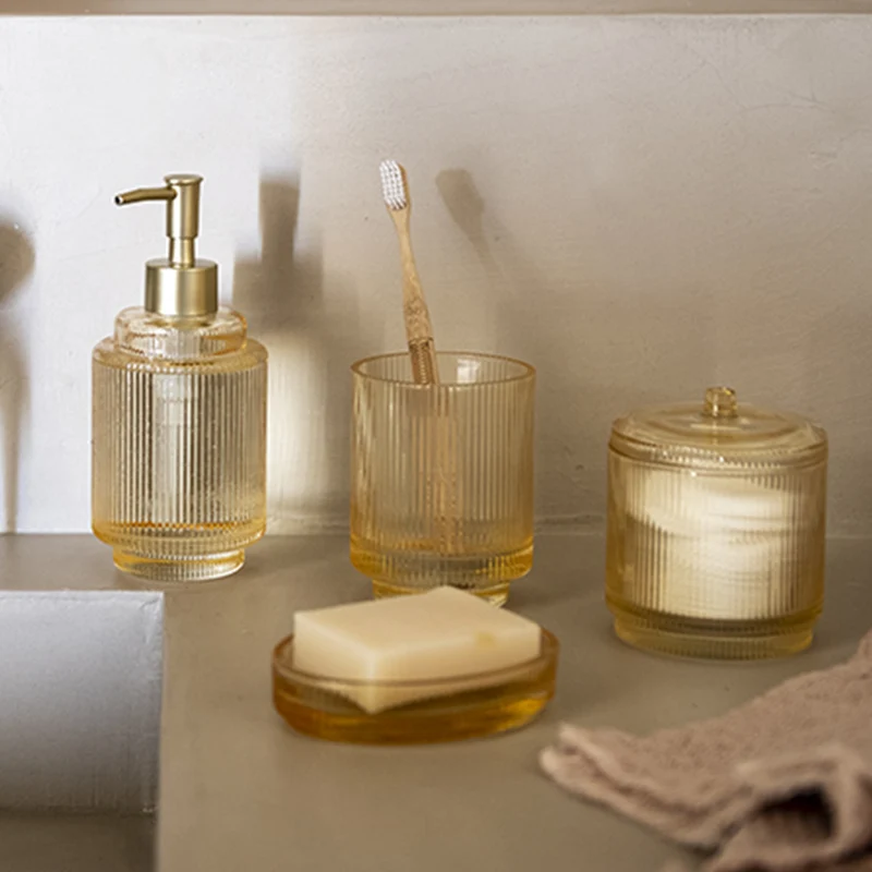 Porte-savon - Verre jaune - AQUA