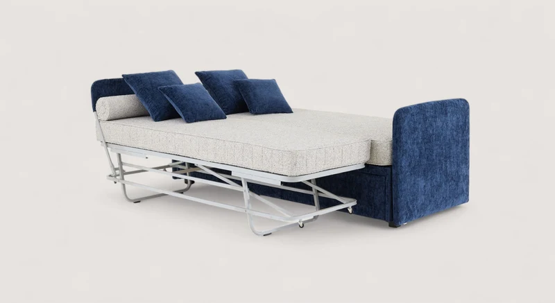 Lit gigogne KILIAN Margon Basic Marine / Ahenk/9857-Bleu gris
