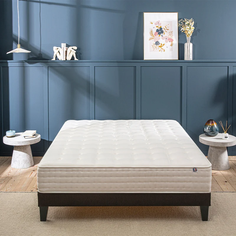 Matelas Châtelet - Mousse mémoire de forme - 24 cm d'épaisseur - Accueil moelleux, soutien ferme