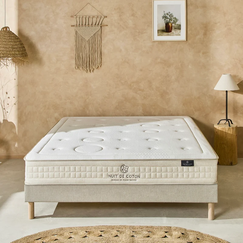 Matelas Prélude 2.0 - Latex 100 % naturel - Souple et respirant - 25 cm d'épaisseur
