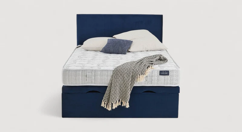 Lit coffre ESTEREL TR Bleu Marine