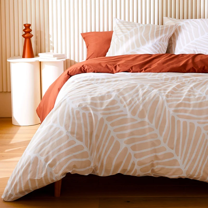 La housse de couette en percale de coton bio