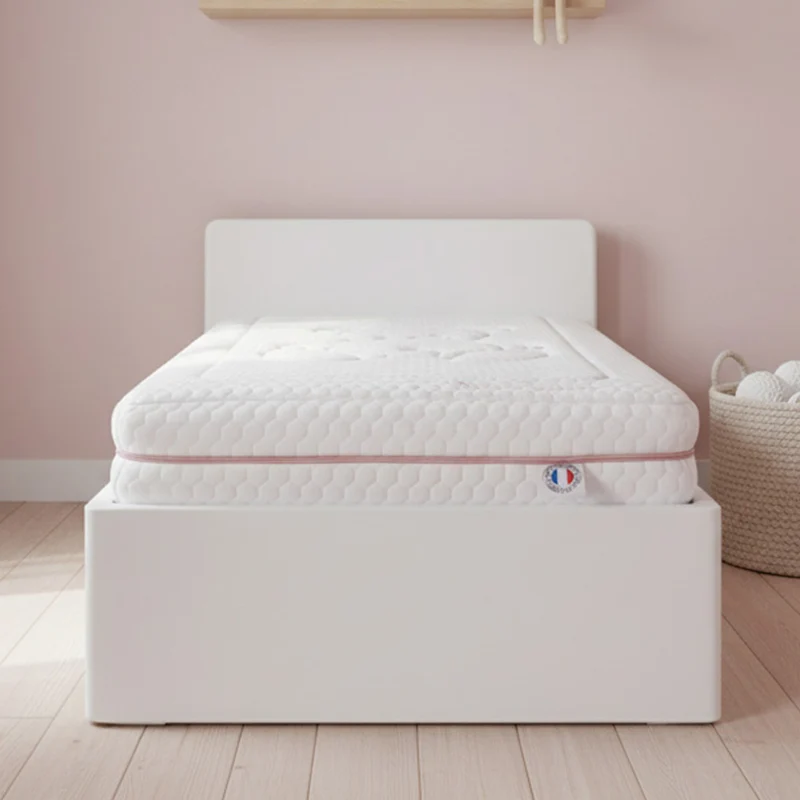 Matelas bébé Sweet Dreams Rose - Mousse déhoussable - Fabriqué en France - 14 cm d'épaisseur - Accueil moelleux