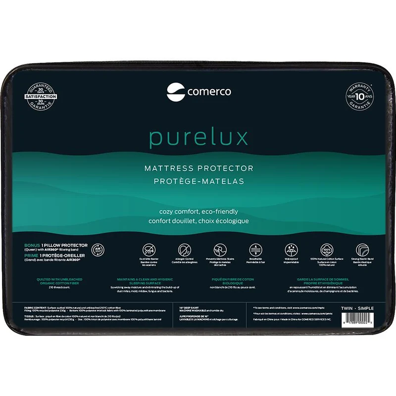 Comerco Protège matelas Purelux 100% imperméable