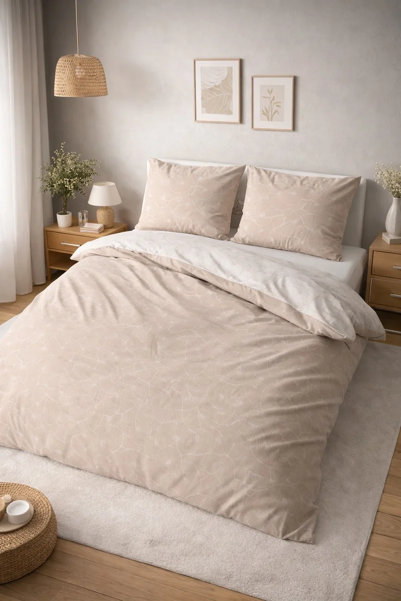 Parure de lit Sable Naturel