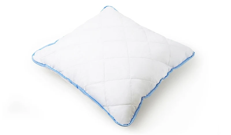 Oreiller en microfibre bleu