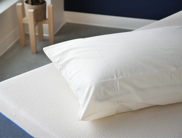 Taie d'Oreiller de corps Bleu.eco - Coton 100% naturel