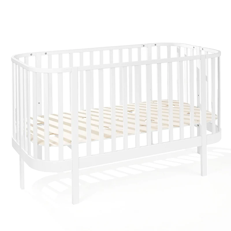 Lit bébé BK GRAND 140 × 70 – 3 en 1 avec fonction canapé