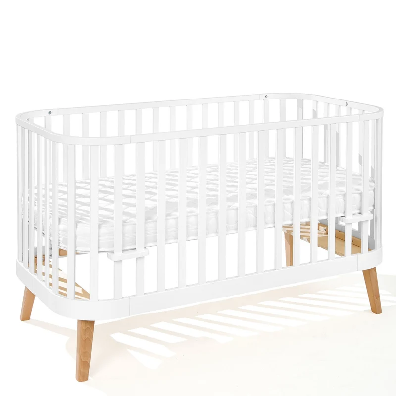Lit bébé BK PRINCIP 140 × 70 – 3 en 1 avec fonction canapé
