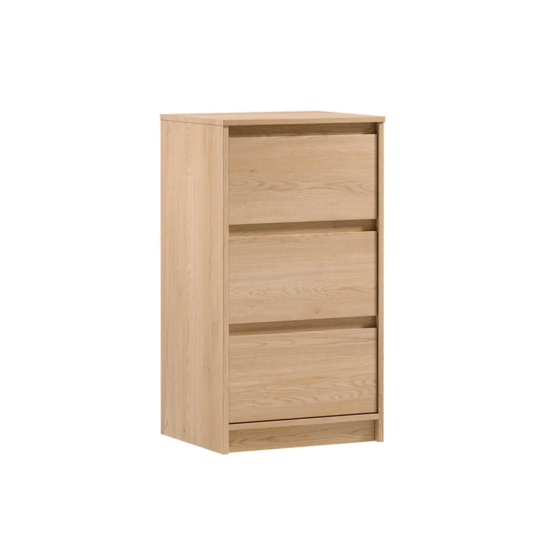 Chevet haut 3 tiroirs Beck Bois