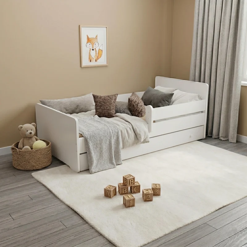 Lit enfant MAX avec tiroir de rangement - 140 x 70/160 x 80 cm
