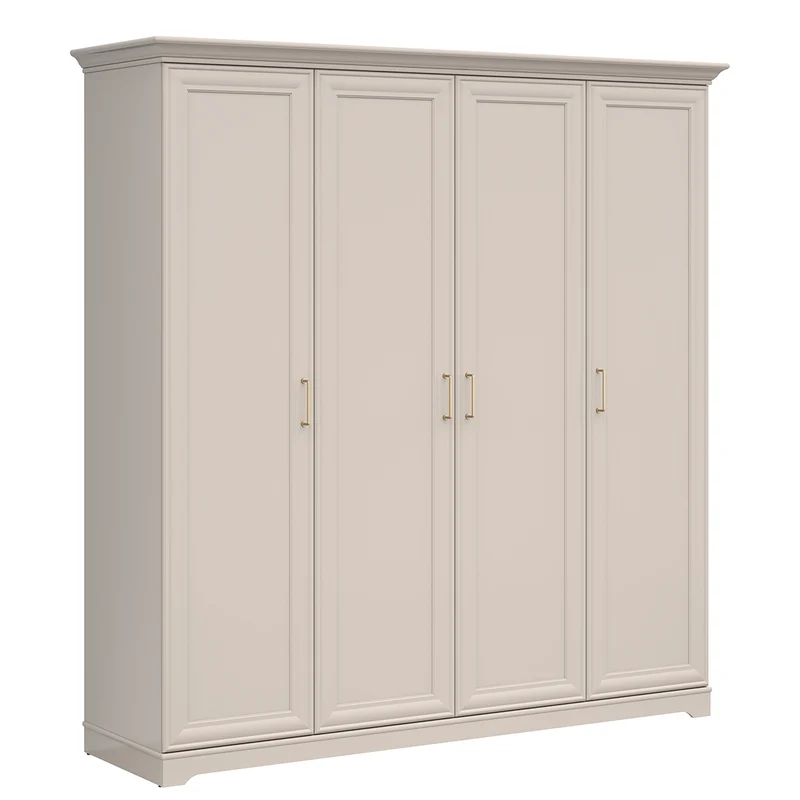 Armoire 4 portes Perle Cachemire