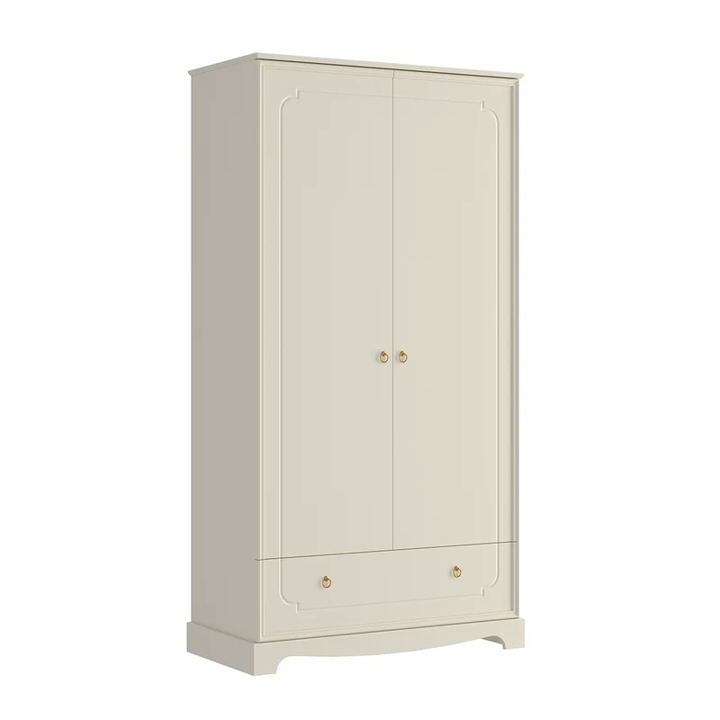 Armoire 2 portes 1 tiroir Bellamy Royal Beige