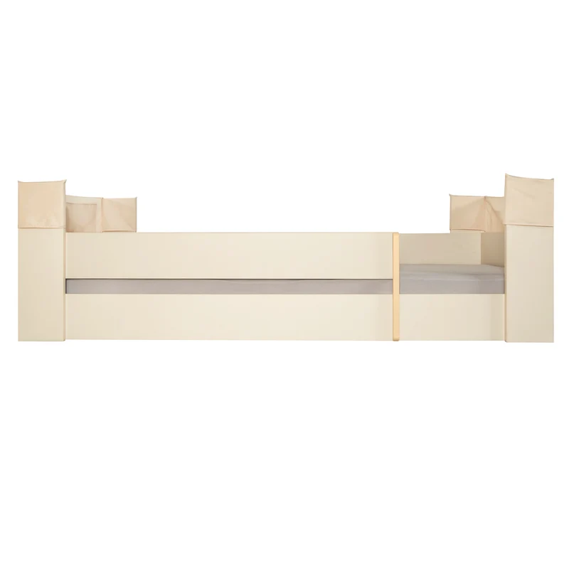 Kinderbett-Set 'Toddler' 90 x 200 cm - Serie 'Flexi Grow' - Cashmere / Eichen-Dekor