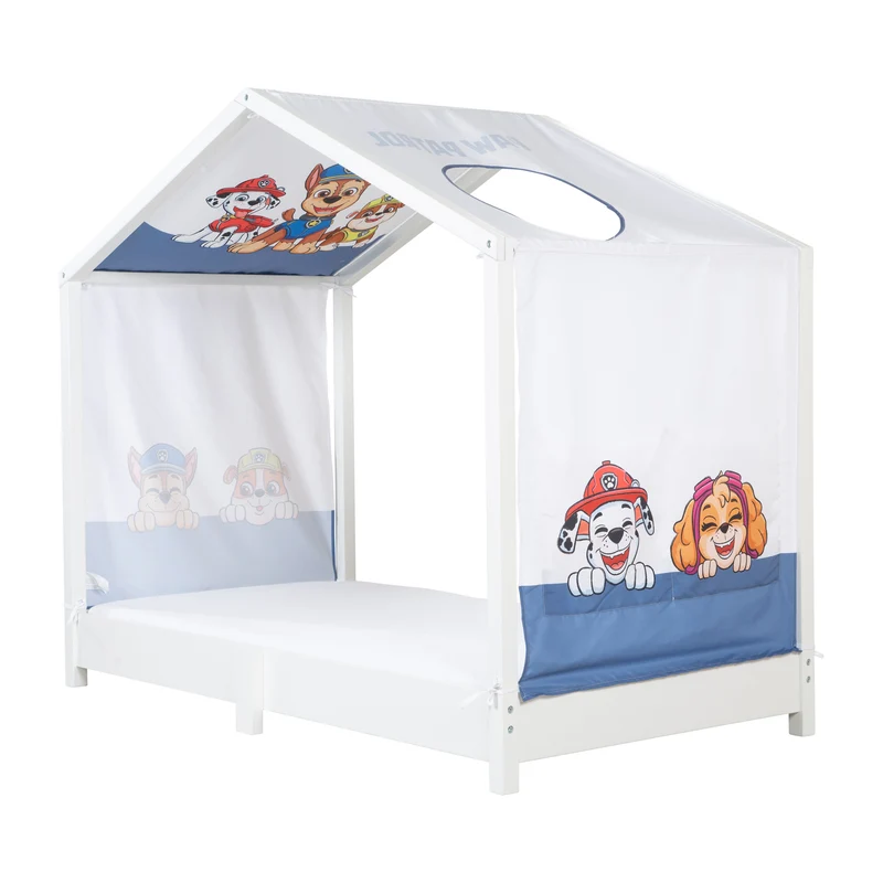 Hausbettbezug 70 x 140 cm 'Paw Patrol' - Weiß / Blau